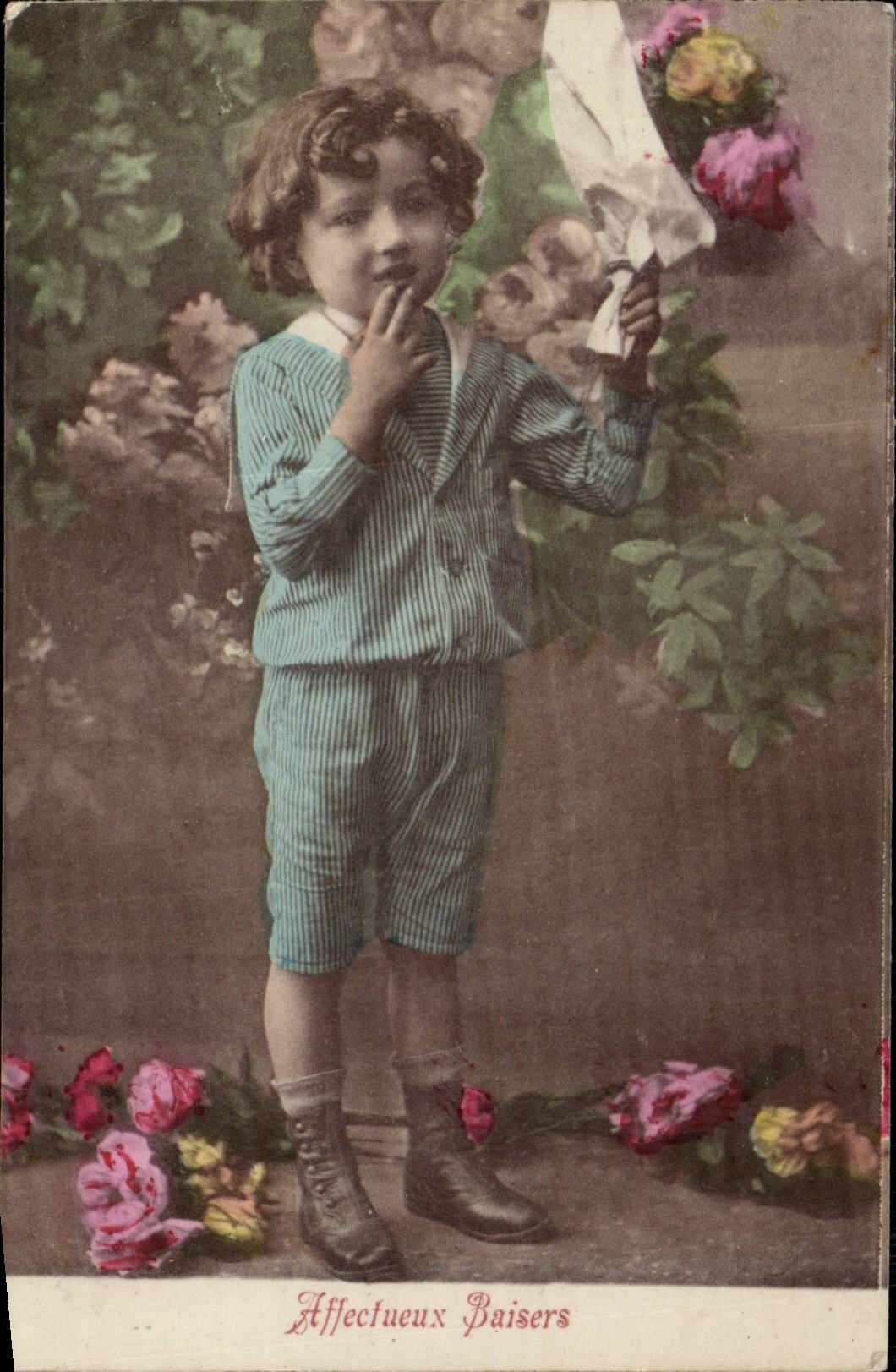 CPA Fantaisie Enfant Garcon