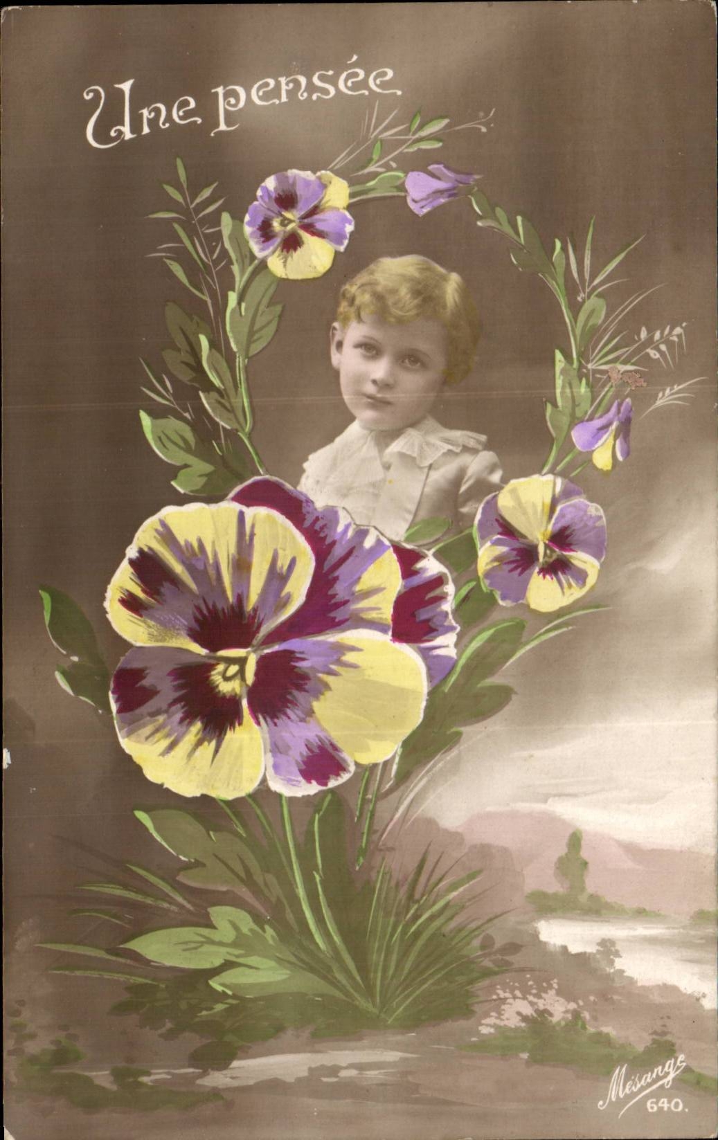 CPA Fantaisie Enfant Garcon