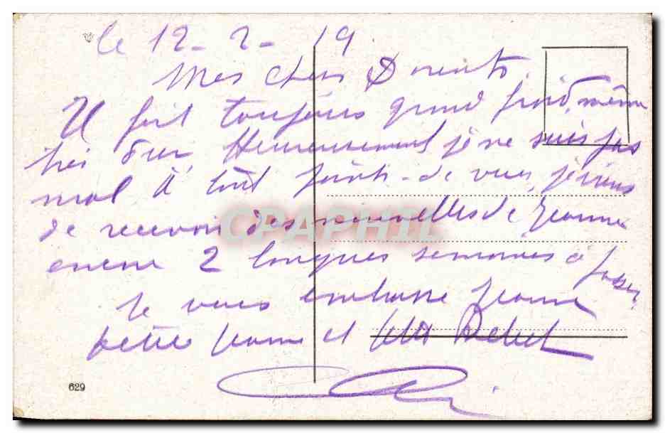 CPA Fantaisie Enfant — Verso
