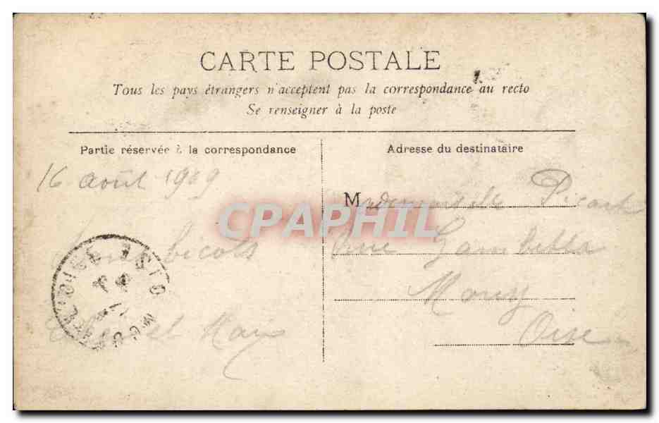 CPA Orleans Place de la Republique — Verso