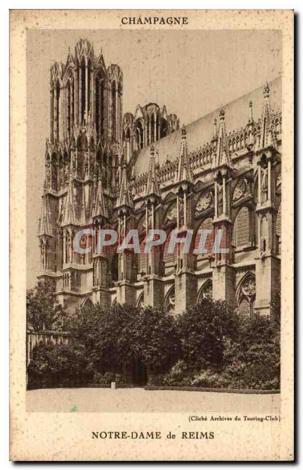 Notre-Dame de Reims — Cathédrale gothique — Archives du Touring-Club