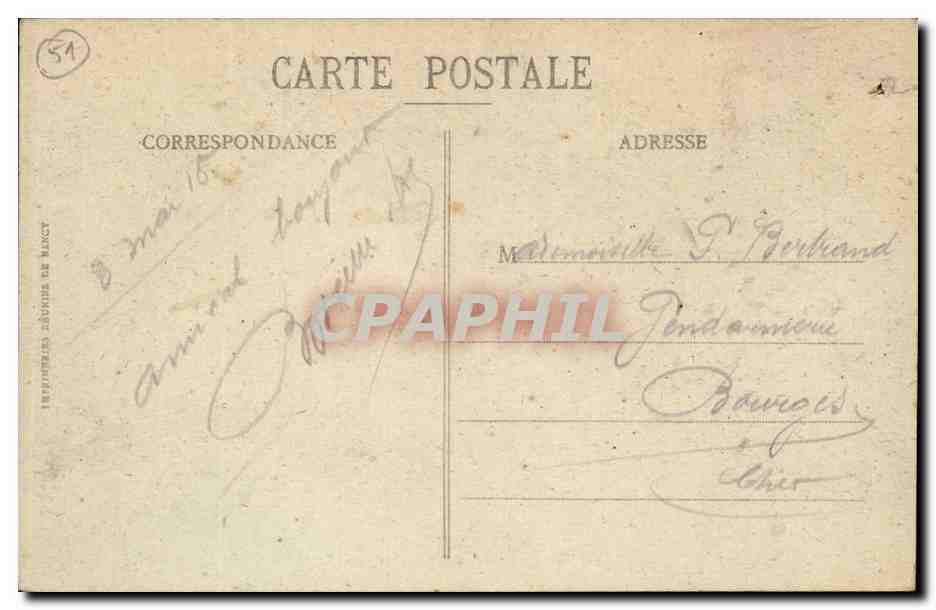 CPA Epernay Vue generale Eglise Saint Pierre Saint Paul — Rückseite