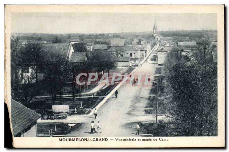 CPA Mourmelon le Grand Vue generale et entree du camp