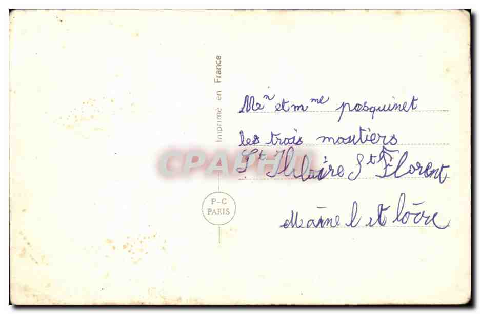CPA Fantaisie Enfants — Verso