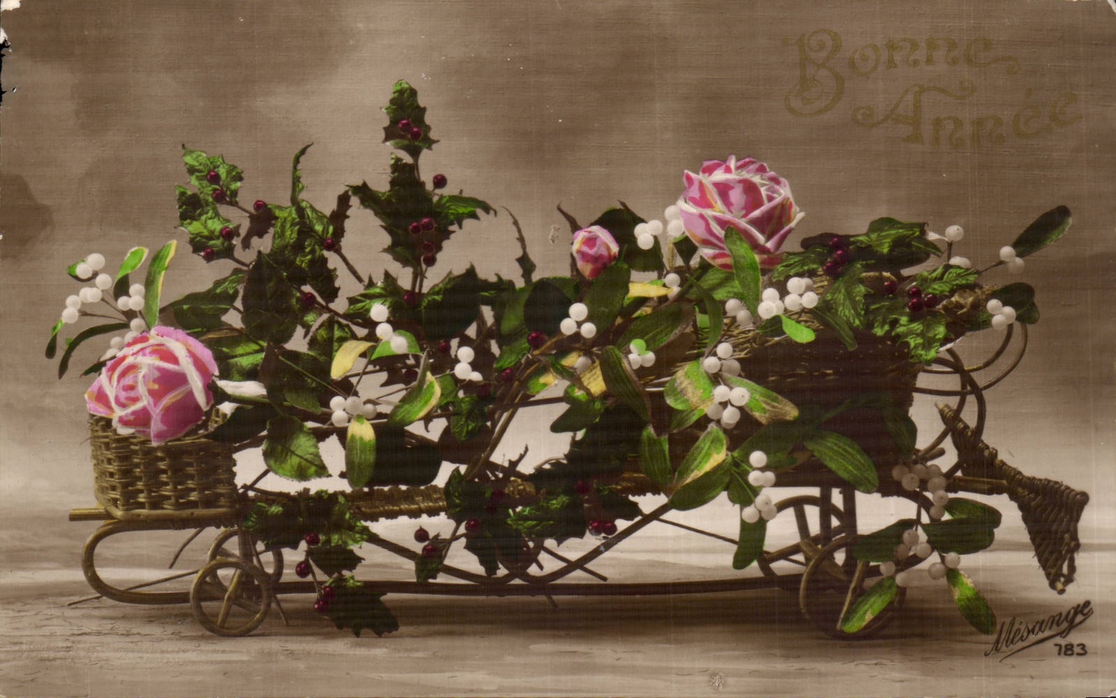 CPA Fantaisie Fleurs
