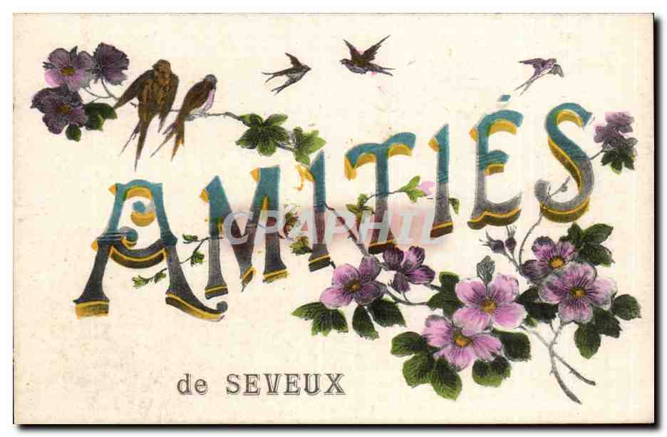 CPA Fantaisie Amities de Seveux