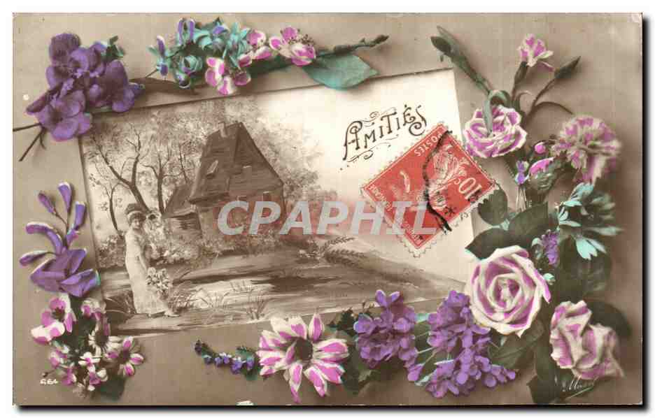 CPA Fantaisie Fleurs 