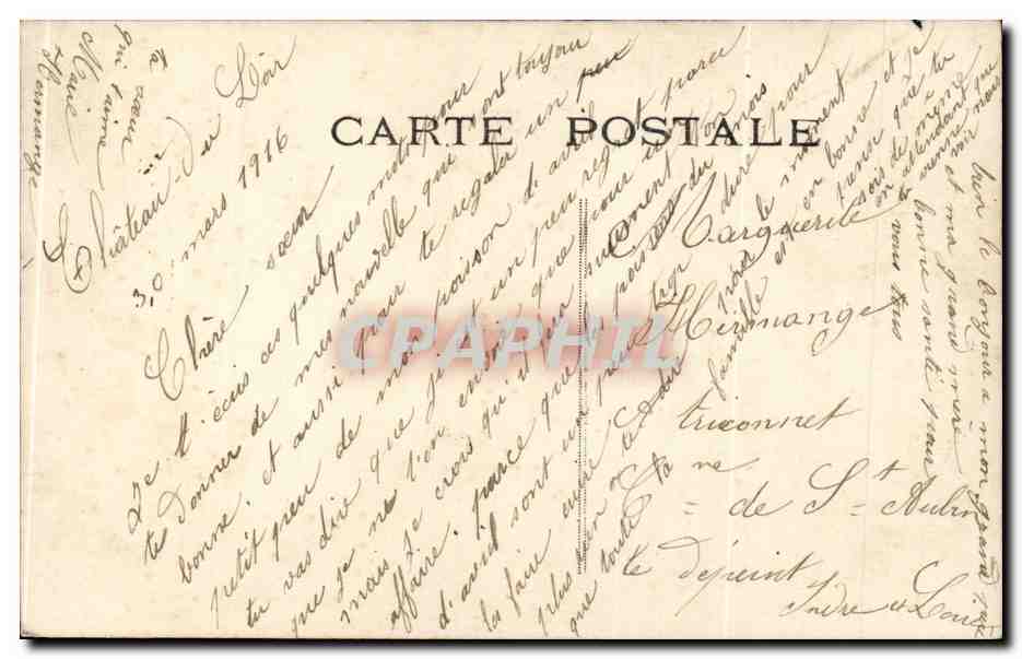 CPA Fantaisie Femme Poisson 1er avril Easter Paques — Rückseite