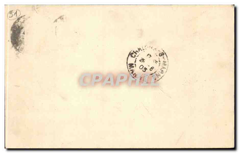 Chalons sur Marne CPA Vue generale — Verso