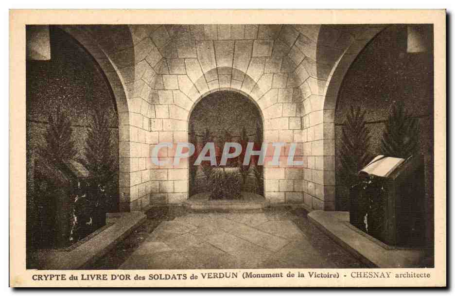 Crypte du Livre d'Or des Soldats de Verdun — Monument de la Victoire — Chesnay architecte