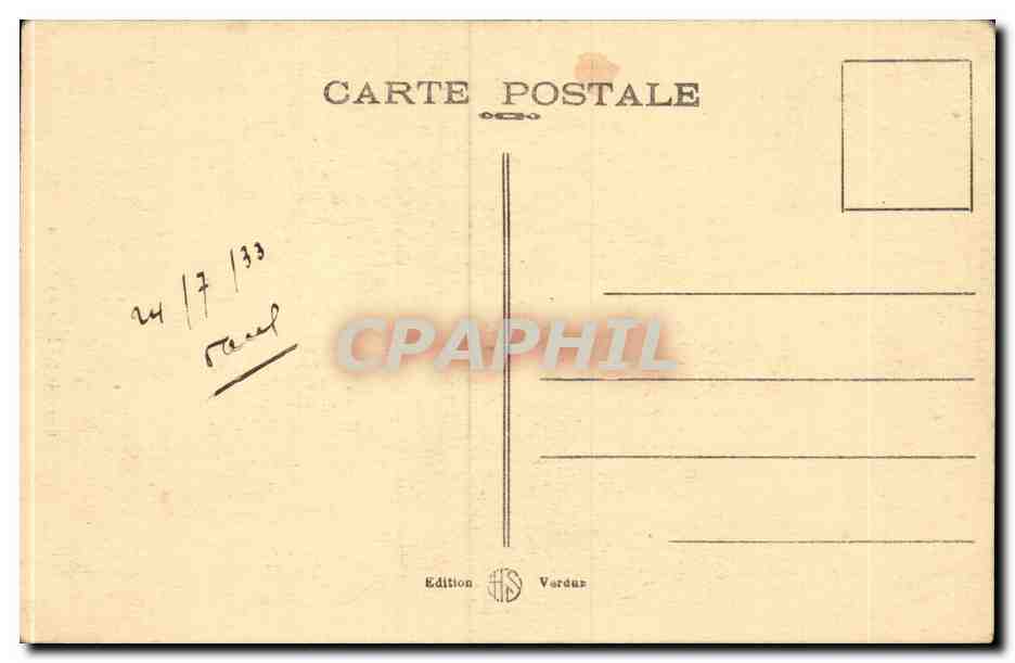Borne commémorative de la 'VOIE SACRÉE' — Route de Bar-le-Duc à Verdun — Édition Verdun — Verso