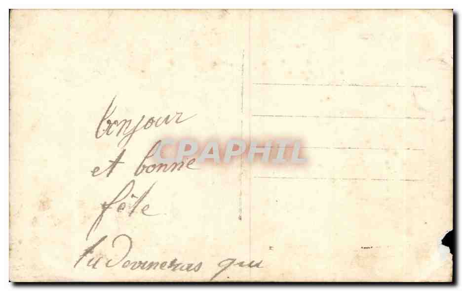 CPA Fantaisie Femme Telephone — Back