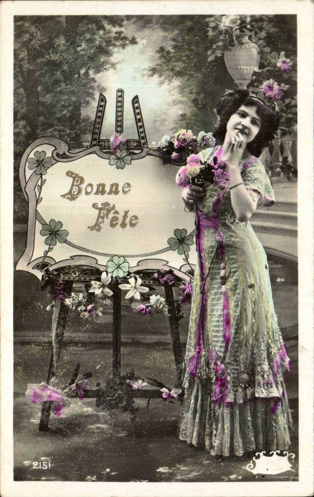 CPA Fantaisie Femme