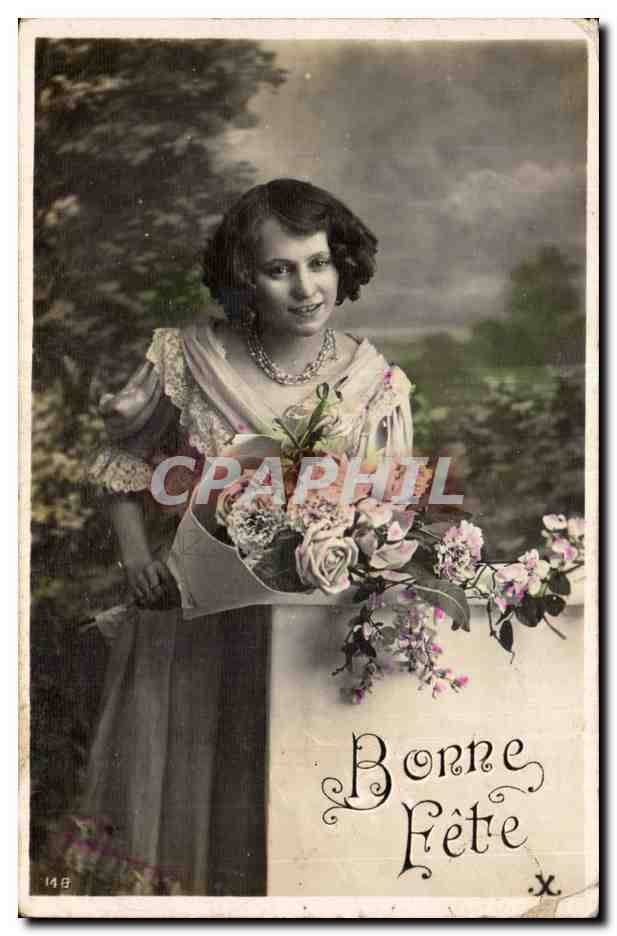 CPA Fantaisie Femme