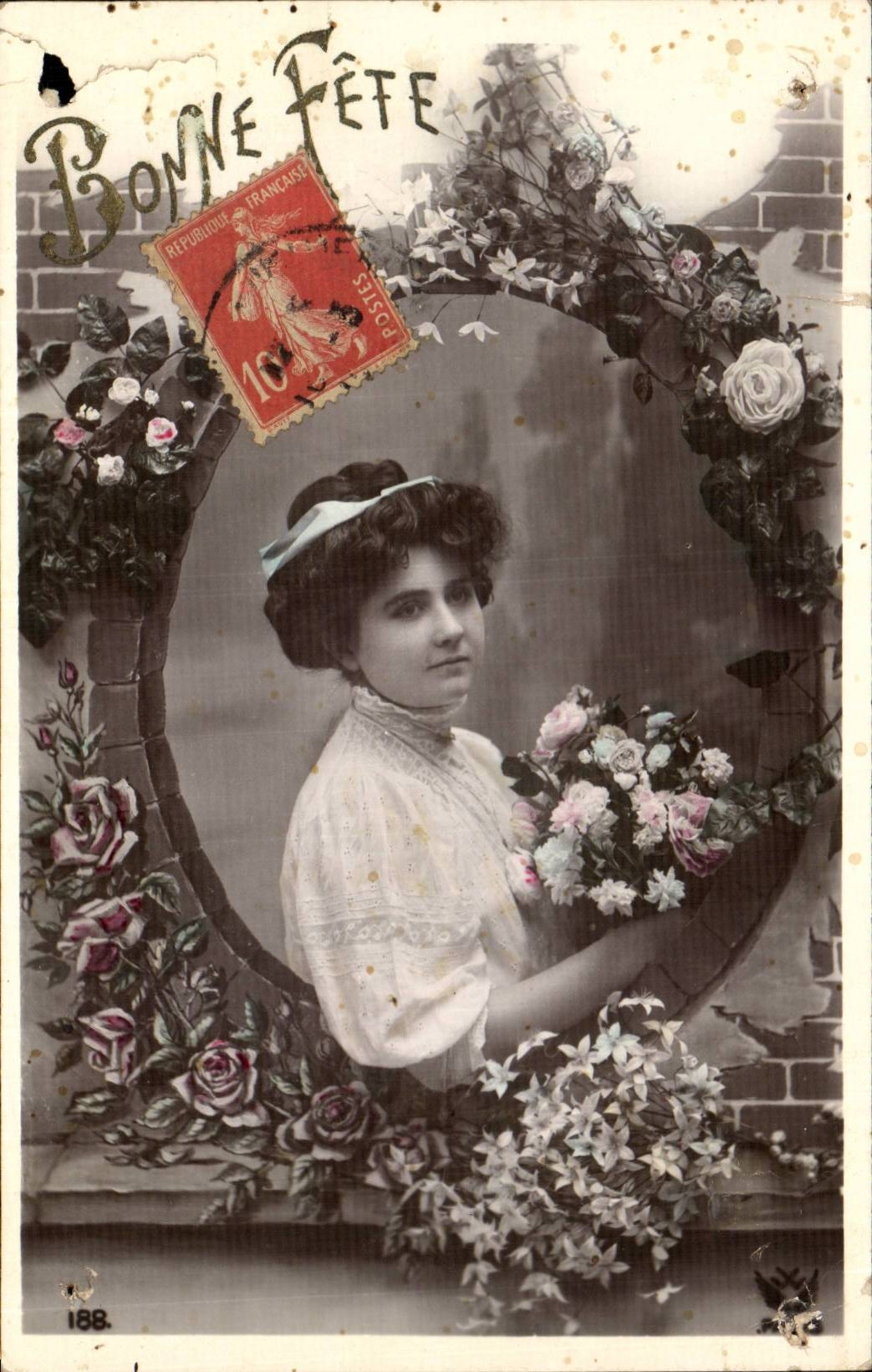 CPA Fantaisie Femme
