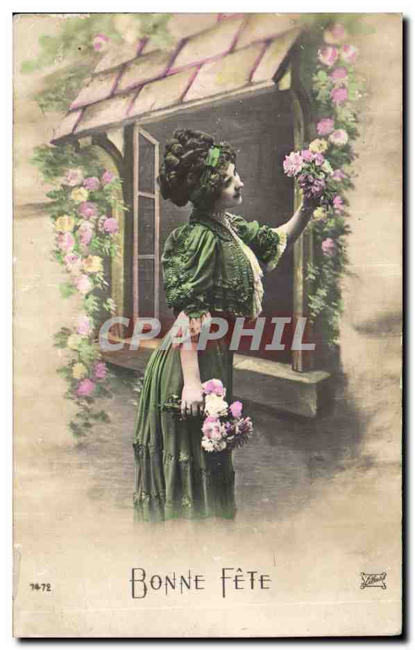 CPA Fantaisie Femme 