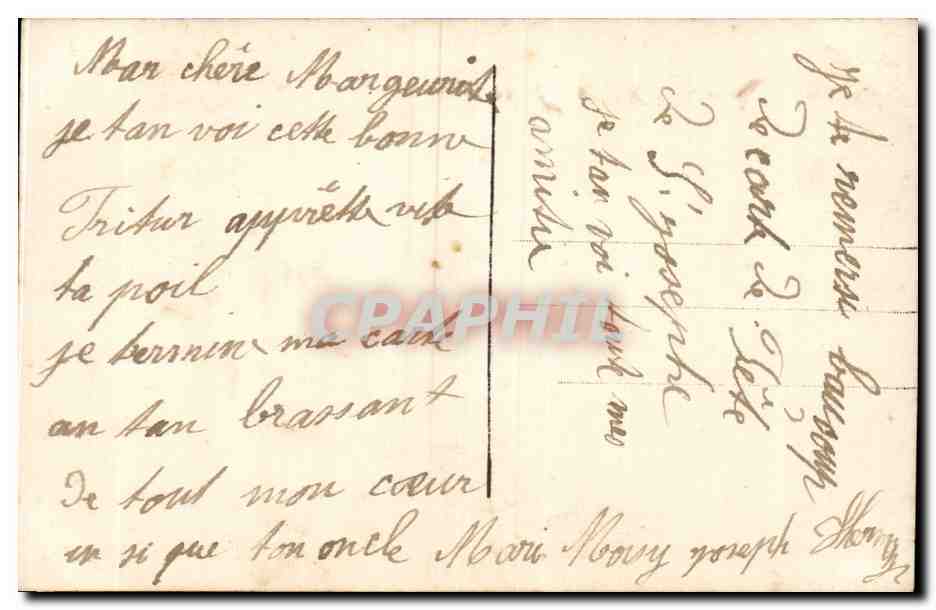 CPA Fantaisie Femme 1er Avril Paques Easter — Verso