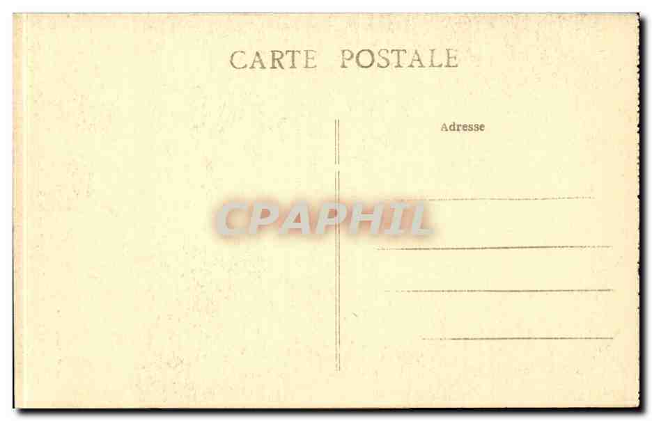CPA Vezelay Basilique de la Madeleine Portail central — Verso