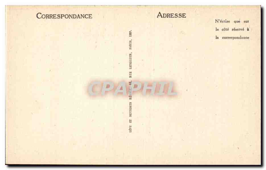 CPA Vezelay Basilique de la Madeleine Chapiteau Le demon de l'impudicite — Rückseite