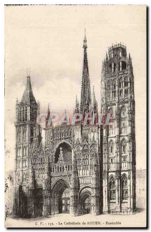 CPA Rouen La cathedrale
