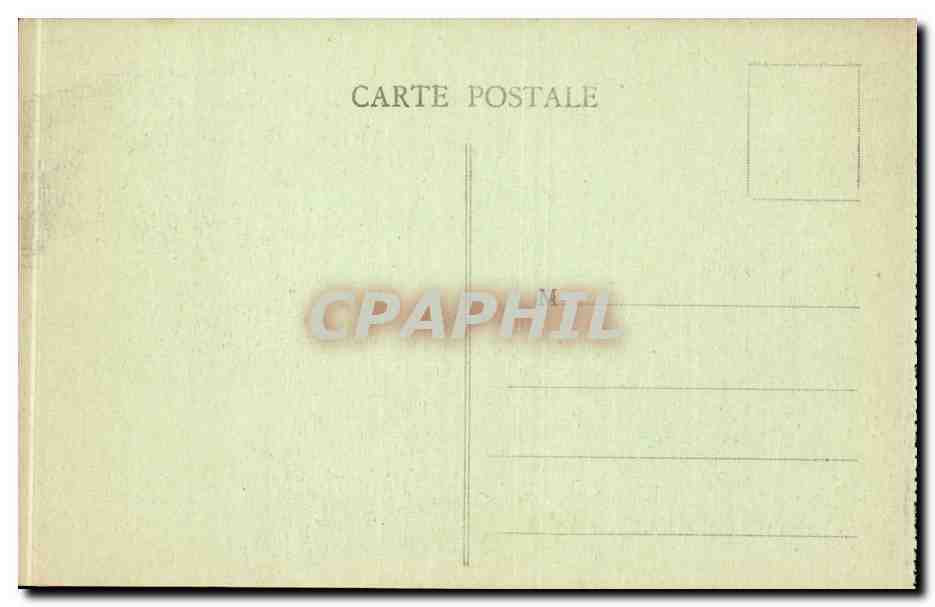CPA Rouen L'hotel de ville (cote du jardin) — Verso
