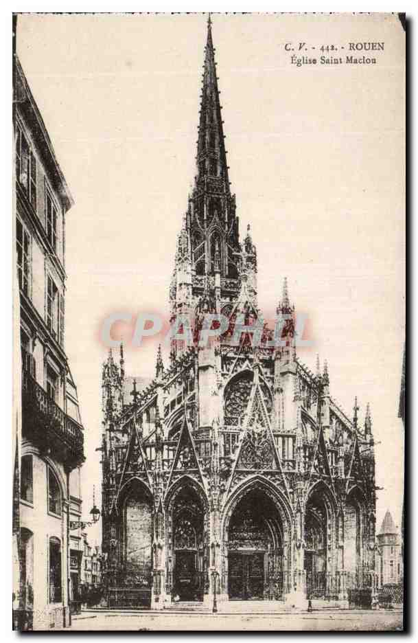 Rouen CPA Eglise Saint Maclou