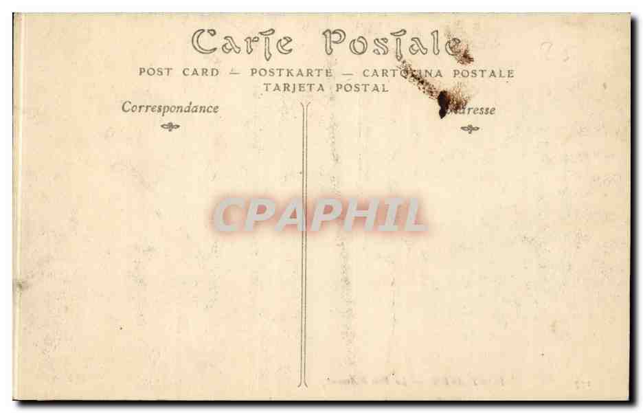 CPA Pont Aven Le bois d'amour — Rückseite