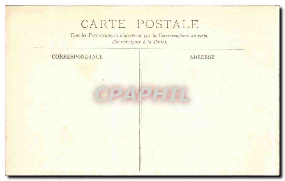 CPA Plougastel Le calvaire — Rückseite