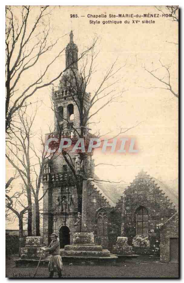 CPA Chapelle de Sainte Marie du Menez Style gothique du 15eme