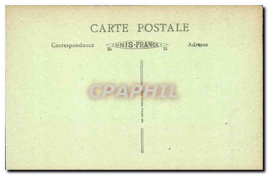 Kloster Sainte-Marie de La Pierre-qui-Vire (Yonne) — Brücke über den Tringuelin — Verlag Unis-France, Nr. 87 — Rückseite