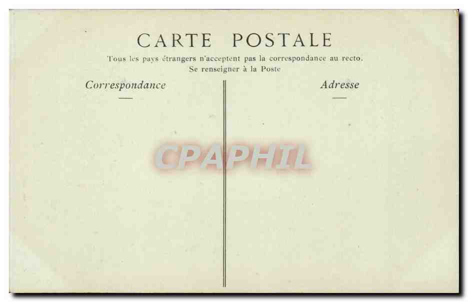 CPA Auxerre La cathedrale le portail Porche de droite — Rückseite