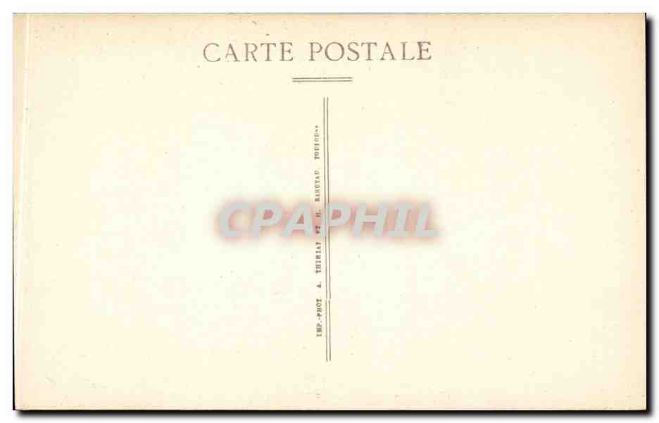 Monastère de Ste-Marie de La Pierre-qui-Vire (Yonne) — Le Trinanglein à l'entrée du Chemin de Croix — éditeur Thémat & B. Baryaud, Paris — Verso