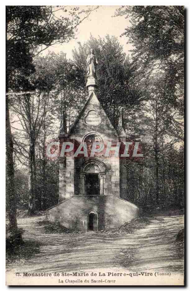 CPA Monastere de Sainte Marie de la Pierre qui Vire La chapelle du Sacre Coeur