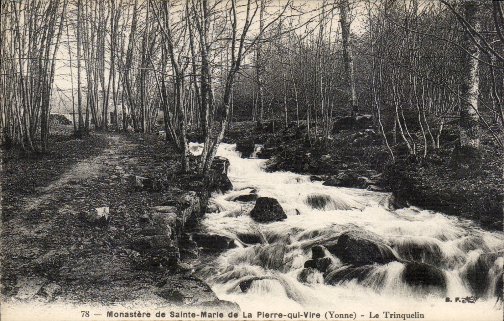 Le Trinquelin — Monastère de Sainte-Marie de La Pierre-qui-Vire (Yonne) — B. F. O.