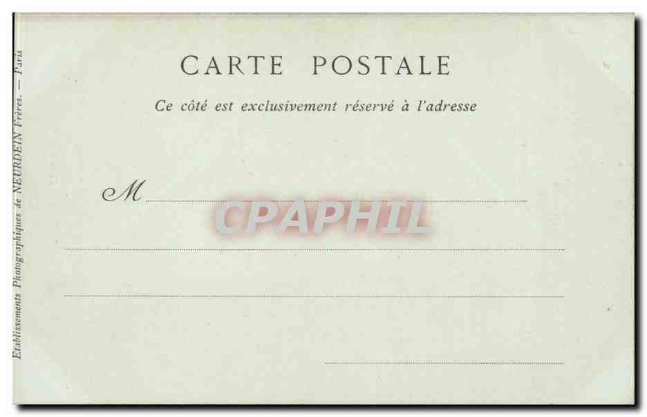 CPA Sens La porte de l'archeveche — Rückseite