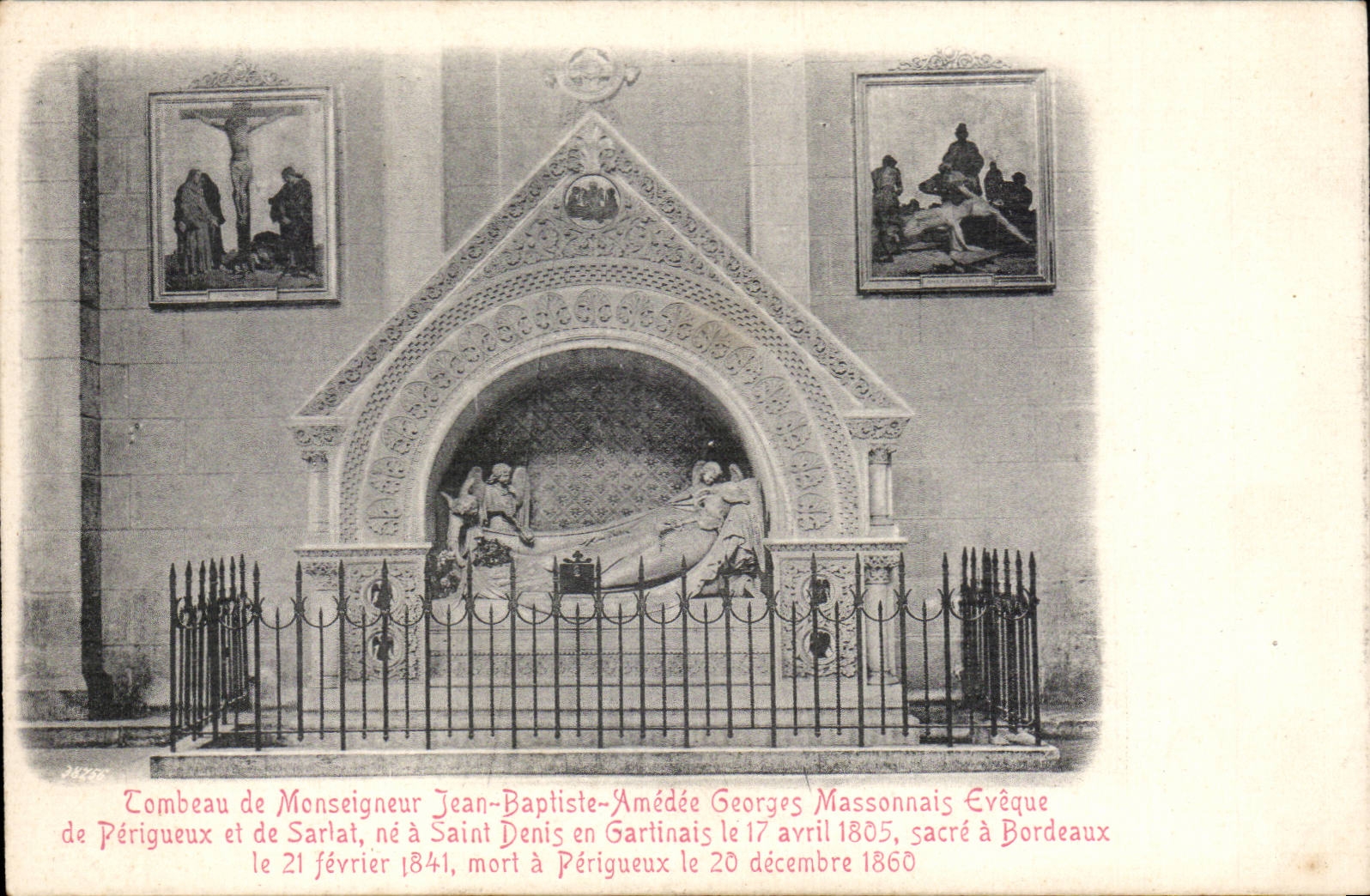 CPA Tombeau de Monseigneur Jean Baptiste Massonnais eveque de Perigueux et de Sarlat
