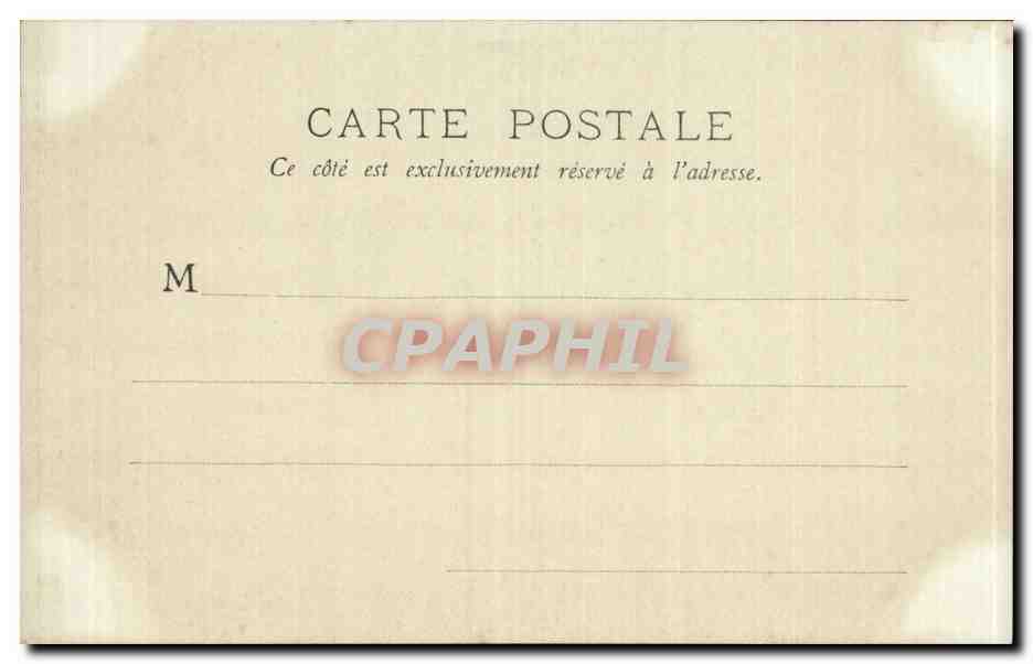 CPA Amboise Portail de la chapelle — Rückseite