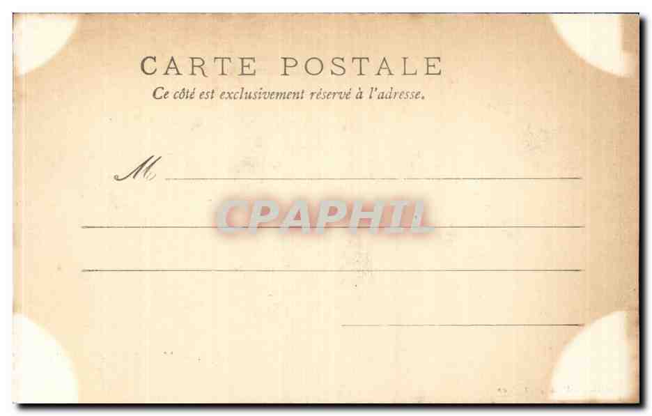 CPA Monaco Monte Carlo la ville Le rocher — Back