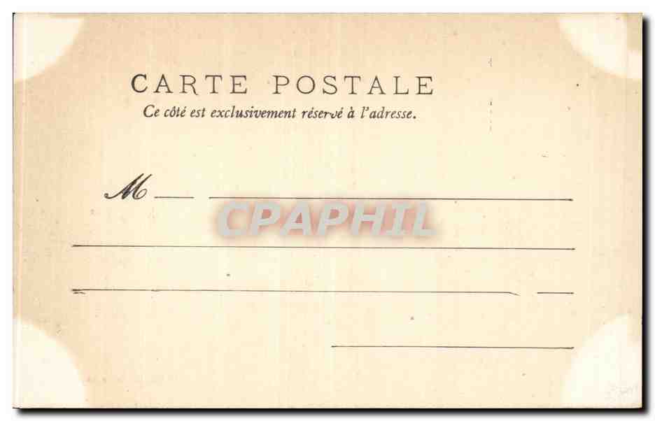 CPA Monaco Monte Carlo Palais du prince et tete de chien — Verso