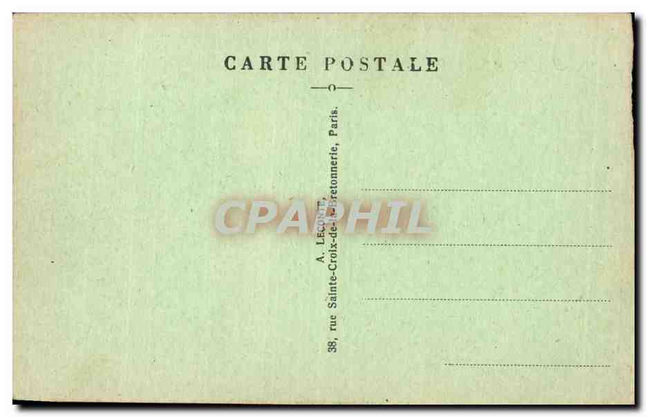 CPA Paris La Madeleine — Rückseite