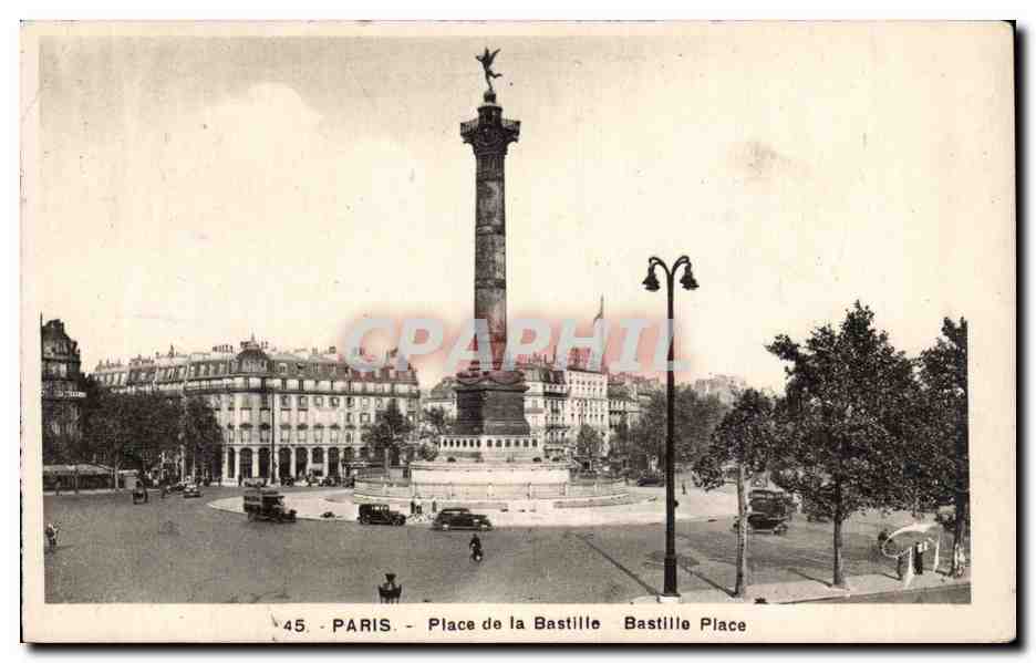 CPA Paris Place de la Bastille