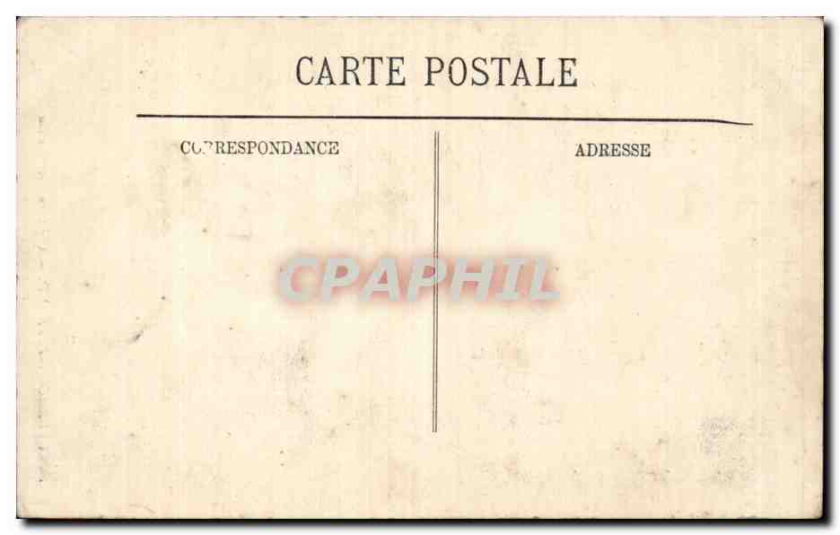 CPA Clermont Ferrand Objets en petrification dans une fontaine — Verso
