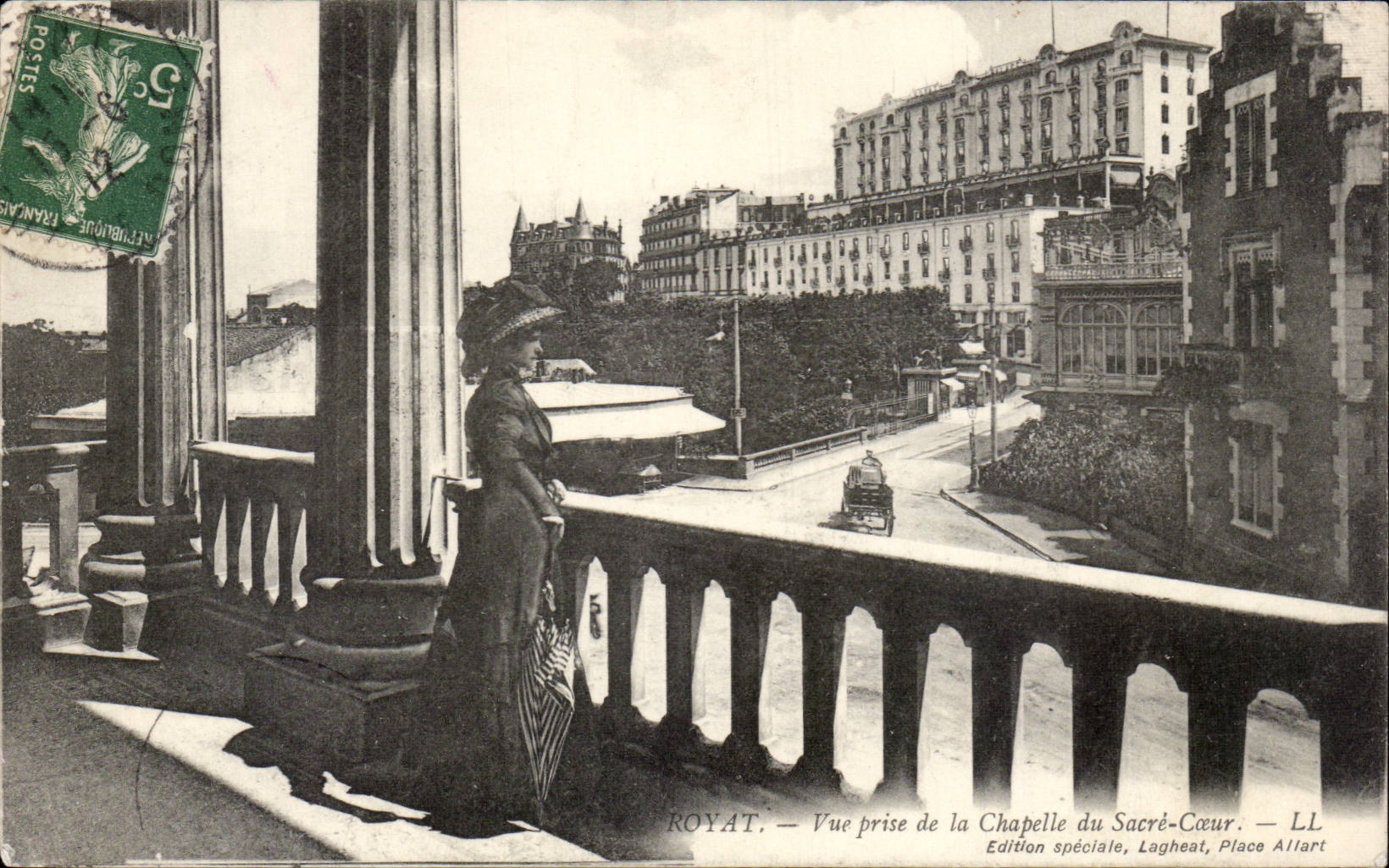 Royat — Vue prise de la Chapelle du Sacré-Cœur — Édition spéciale, Lagheat, Place Allart