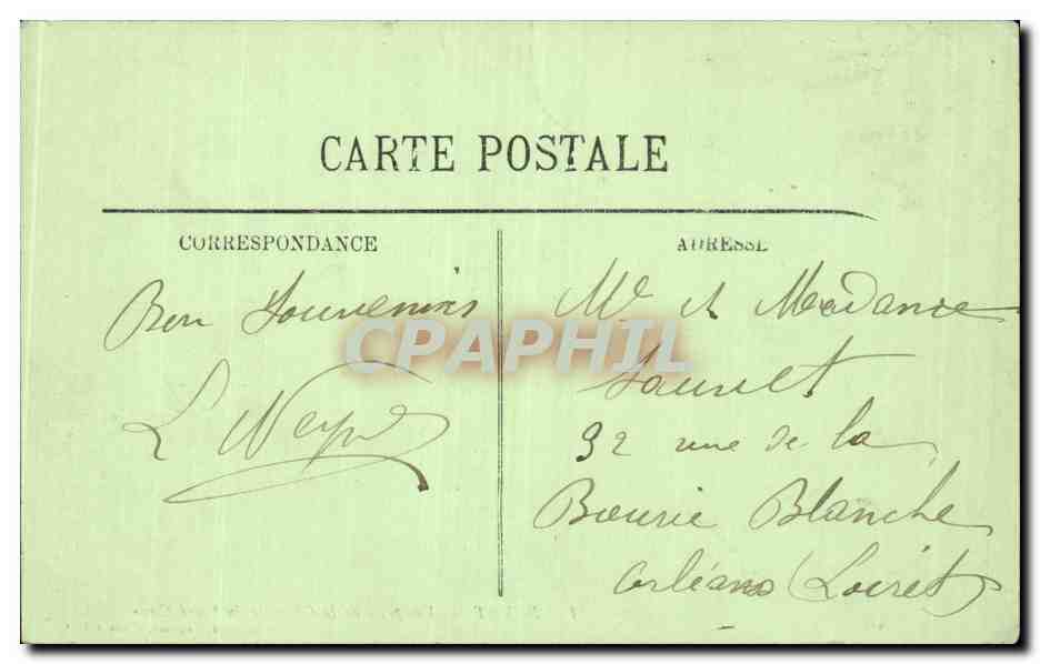 Royat — Vue prise de la Chapelle du Sacré-Cœur — Édition spéciale, Lagheat, Place Allart — Rückseite