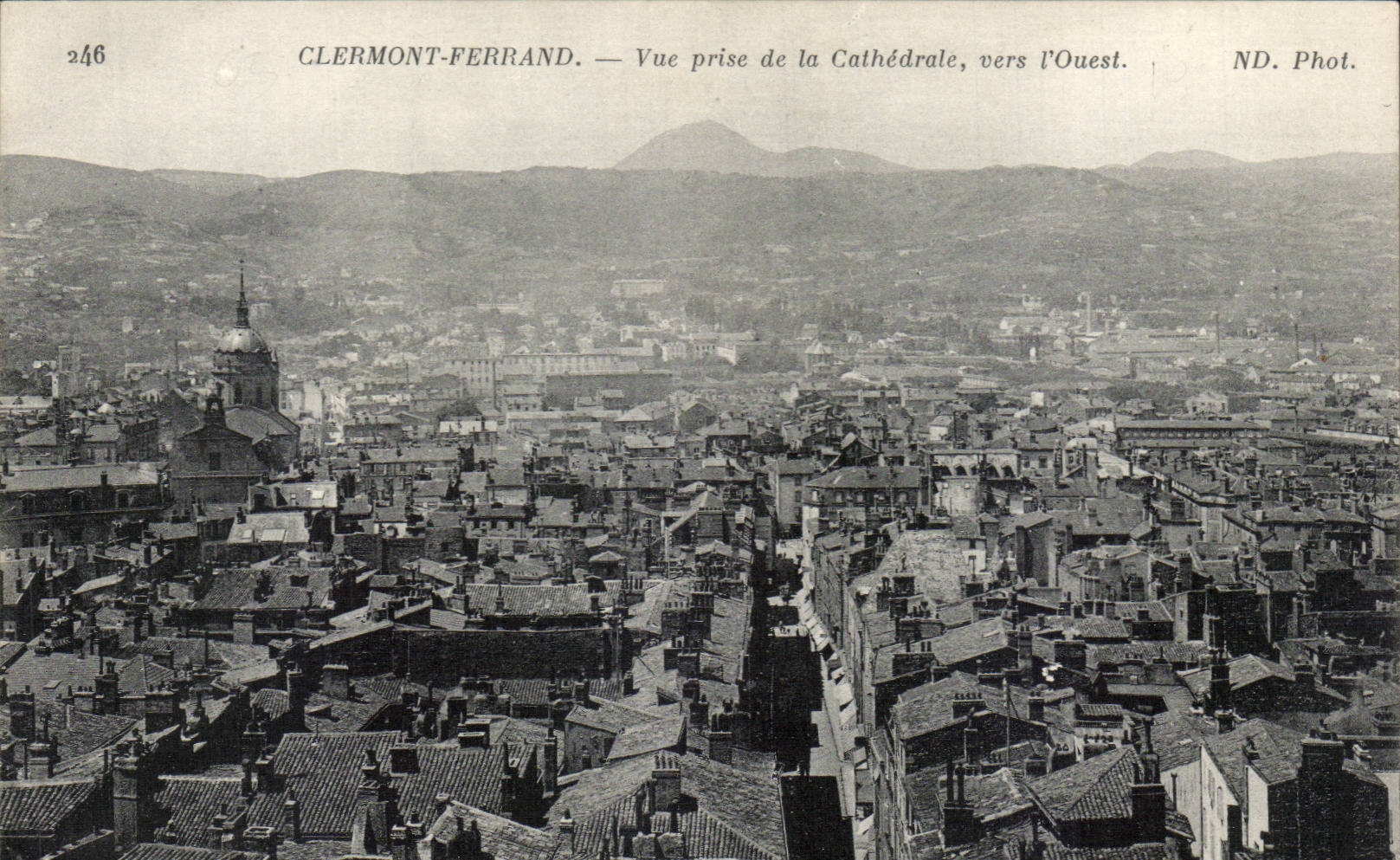 CPA Clermont Ferrand Vue prise de la cathedrale vers l'ouest