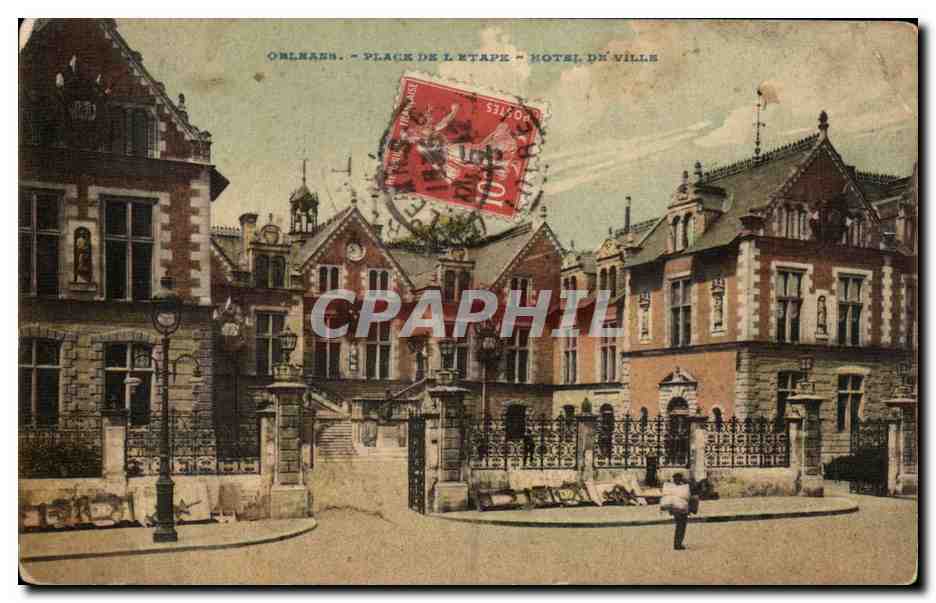 CPA Orleans Place de l'etape Hotel de ville
