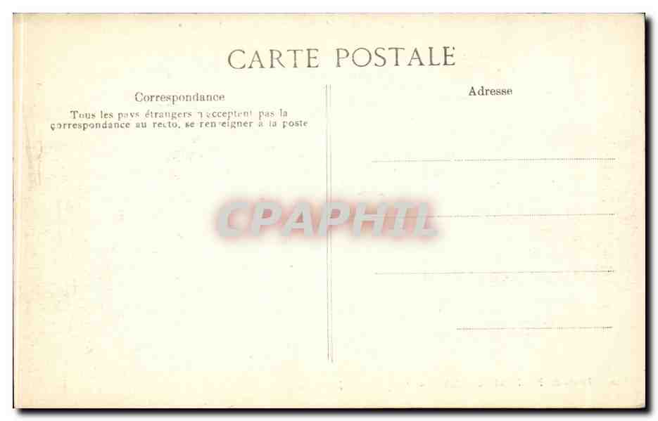 Palazzo di FONTAINEBLEAU — Allée nel Giardino Inglese — Editore ELD, n° 390 — Verso