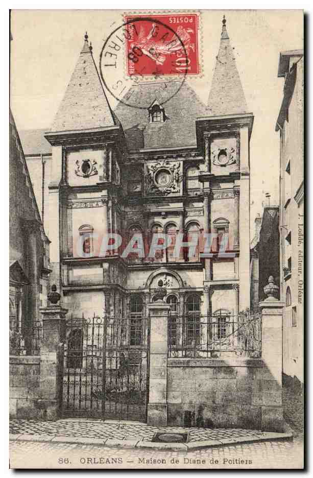 CPA Orleans Maison de Diane de Poitiers