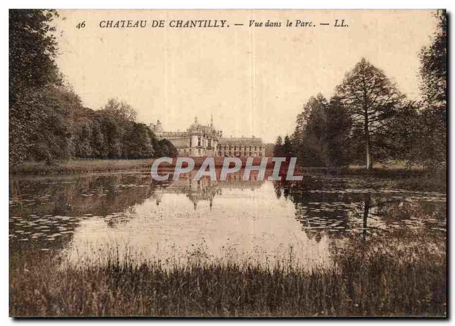 Château de Chantilly — Vue dans le Parc — LL. — N° 46