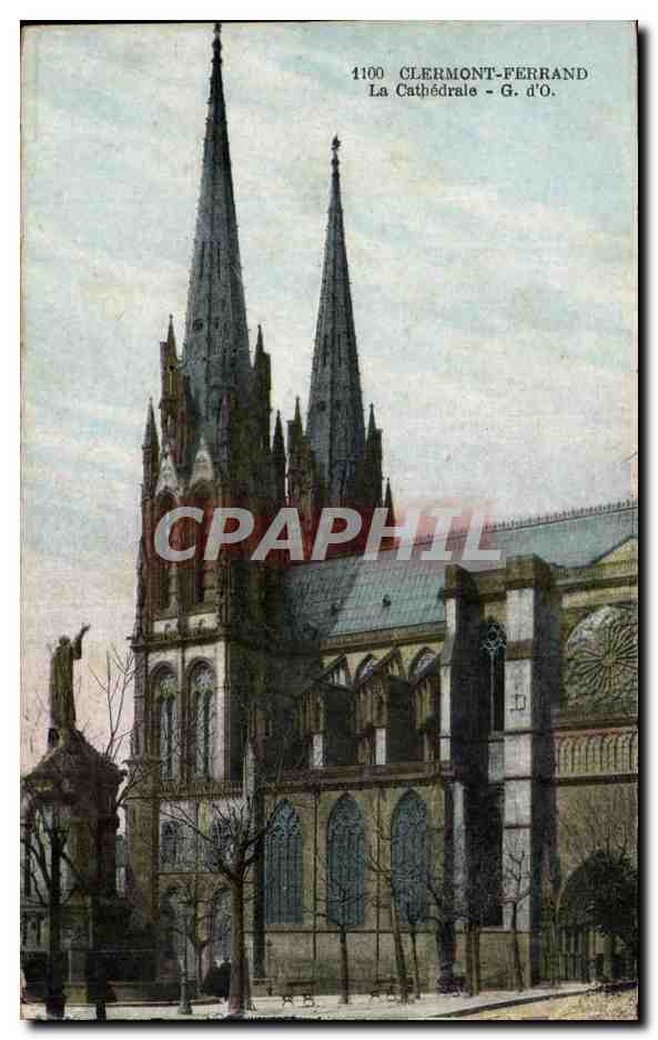 Clermont-Ferrand — La Cathédrale — G. d'O. n° 4100